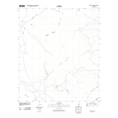 2010 Map of Sheep Peak, 2010 Print