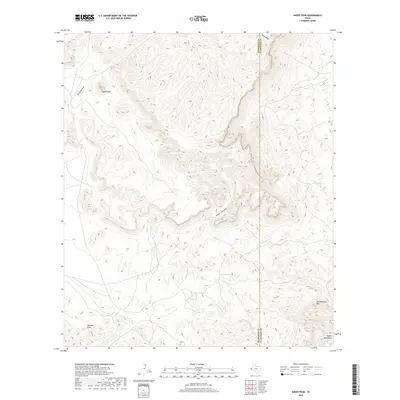 2019 Map of Sheep Peak, 2019 Print