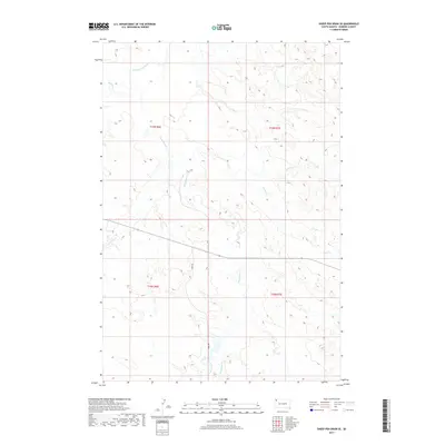 2017 Map of Sheep Pen Draw SE, 2017 Print