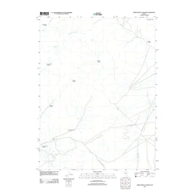 2011 Map of Sheep Ranch Canyon, 2011 Print