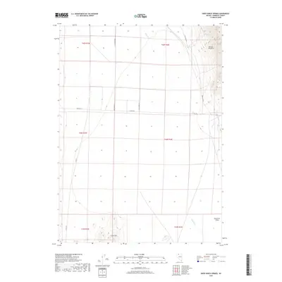 2018 Map of Sheep Ranch Springs, 2018 Print