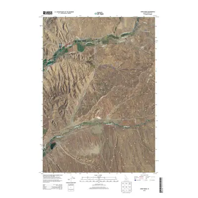 2013 Map of Sheep Ridge, 2013 Print