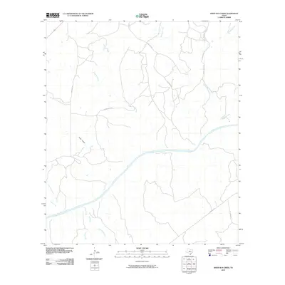 2010 Map of Sheep Run Creek, 2010 Print
