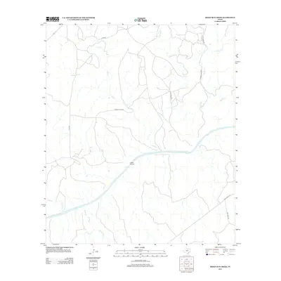 2012 Map of Sheep Run Creek, 2012 Print