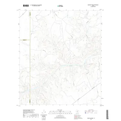 2019 Map of Sheep Run Creek, 2019 Print