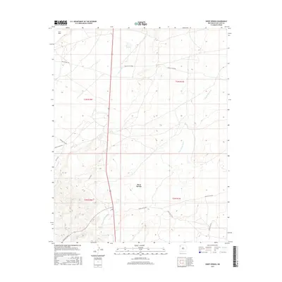 2017 Map of Sheep Springs, 2017 Print