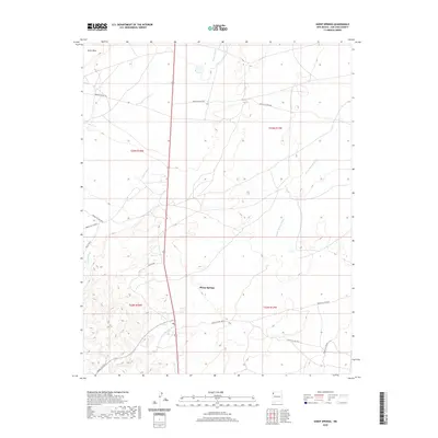 2020 Map of Sheep Springs, 2020 Print