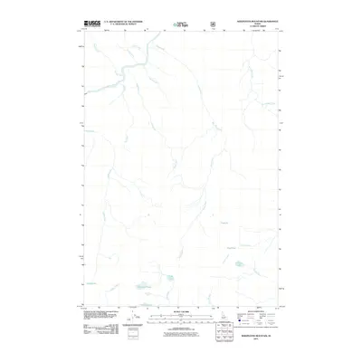 2011 Map of Sheepeater Mountain, 2011 Print