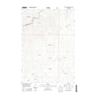 2013 Map of Sheepeater Mountain, 2013 Print
