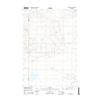 2014 Map of Sheephead Lake, 2014 Print