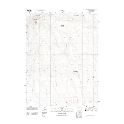 2013 Map of Sheepherder Springs, 2013 Print