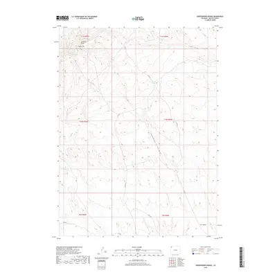 2019 Map of Sheepherder Springs, 2019 Print