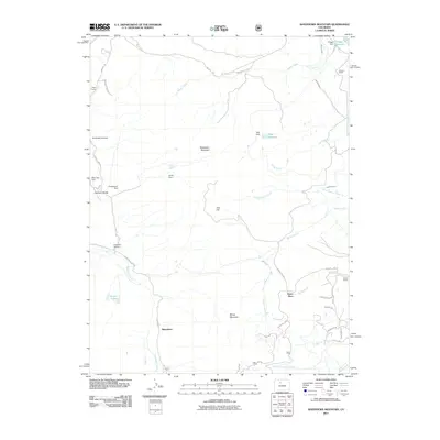 2011 Map of Sheephorn Mountain, 2011 Print