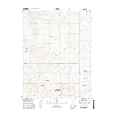 2016 Map of Sheephorn Mountain, 2016 Print