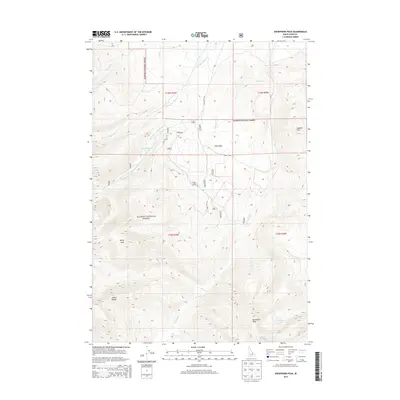 2013 Map of Sheephorn Peak, 2013 Print