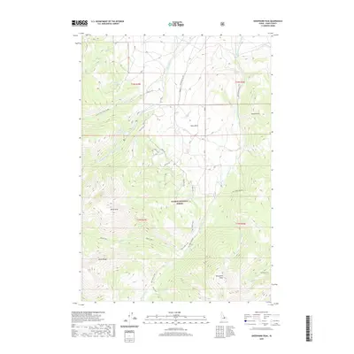 2020 Map of Sheephorn Peak, 2020 Print