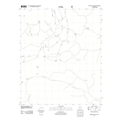 2011 Map of Sheeppen Canyon, 2011 Print