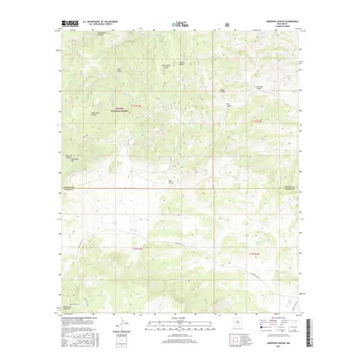 2017 Map of Sheeppen Canyon, 2017 Print