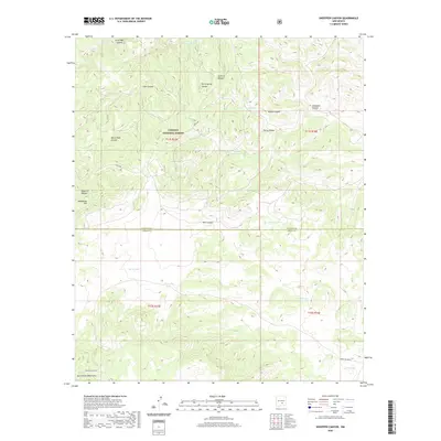 2020 Map of Sheeppen Canyon, 2020 Print