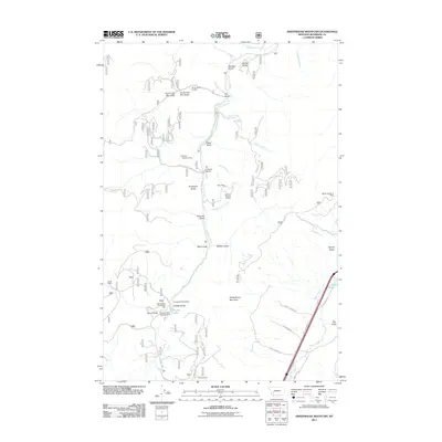 2011 Map of Sheepshead Mountain, 2011 Print