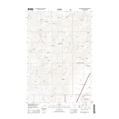 2014 Map of Sheepshead Mountain, 2014 Print