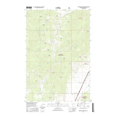 2017 Map of Sheepshead Mountain, 2017 Print