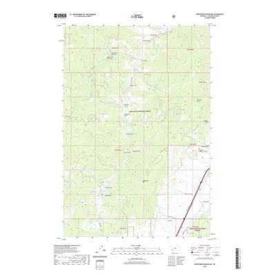 2020 Map of Sheepshead Mountain, 2020 Print