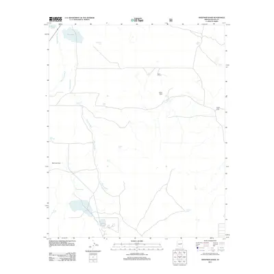 2011 Map of Sheepskin Wash, 2011 Print