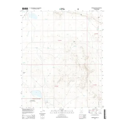 2014 Map of Sheepskin Wash, 2014 Print