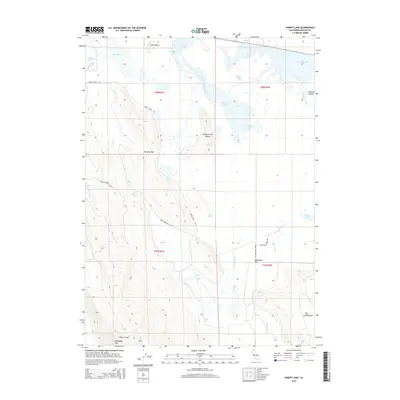 2015 Map of Sheepy Lake, 2015 Print