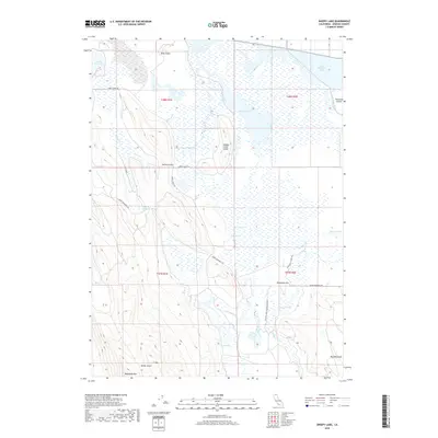 2018 Map of Sheepy Lake, 2018 Print