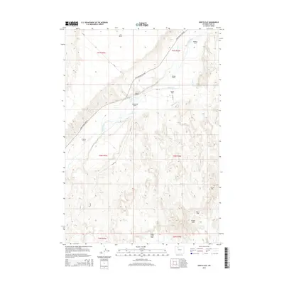 2015 Map of Sheets Flat, 2015 Print