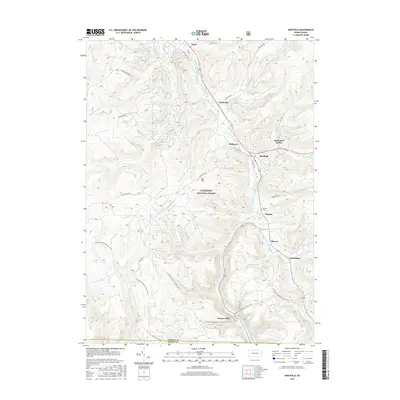 2016 Map of Sheffield, 2016 Print