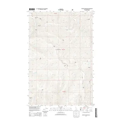 2013 Map of Shefoot Mountain, 2013 Print