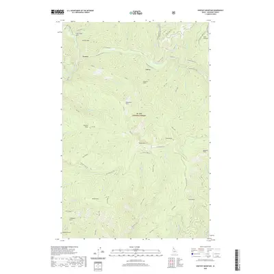 2020 Map of Shefoot Mountain, 2020 Print