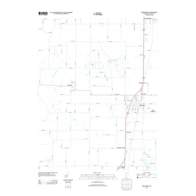 2013 Map of Shelburn, 2013 Print