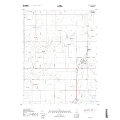 2019 Map of Shelburn, 2019 Print