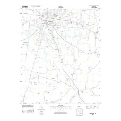 2010 Map of Shelbyville, 2010 Print