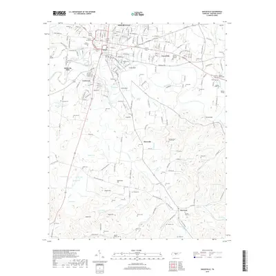2019 Map of Shelbyville, 2019 Print