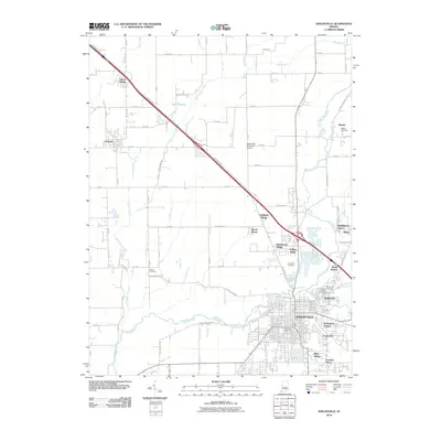 2010 Map of Shelbyville, 2010 Print