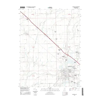 2016 Map of Shelbyville, 2016 Print