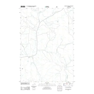 2012 Map of Sheldon Creek, 2012 Print