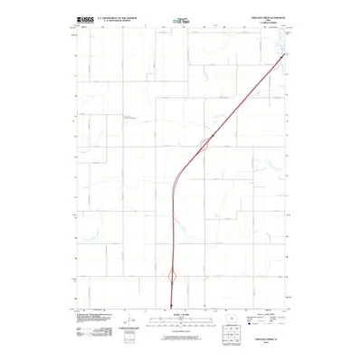 2010 Map of Sheldon Creek, 2010 Print