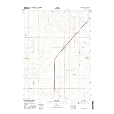 2015 Map of Sheldon Creek, 2015 Print