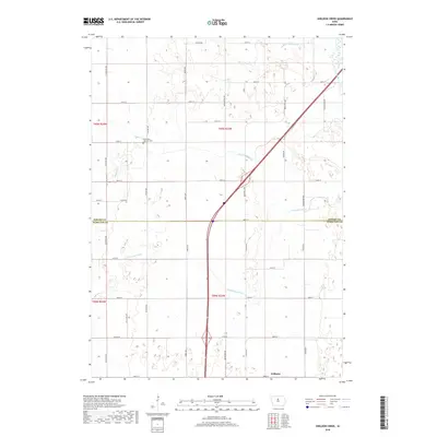 2018 Map of Sheldon Creek, 2018 Print