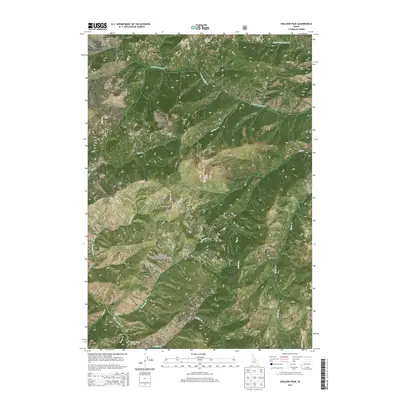 2013 Map of Sheldon Peak, 2013 Print