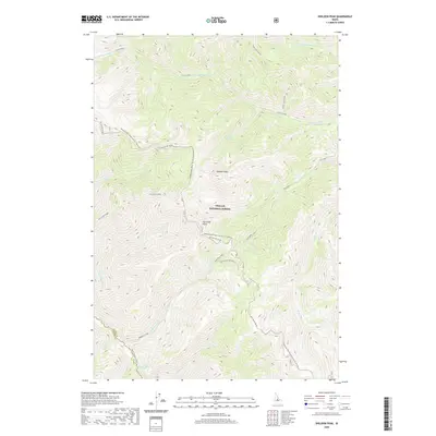 2020 Map of Sheldon Peak, 2020 Print