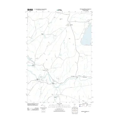 2012 Map of Sheldon Springs, 2012 Print