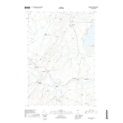 2018 Map of Sheldon Springs, 2018 Print