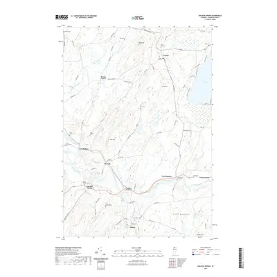 2021 Map of Sheldon Springs, 2021 Print